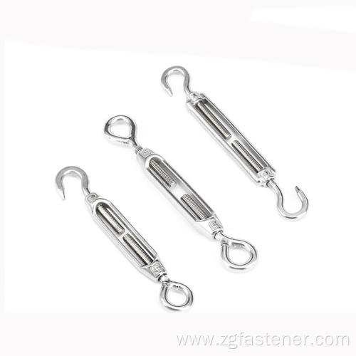 SUS304 SUS316 Stainless steel Turnuckles with eye bolt and hook bolt